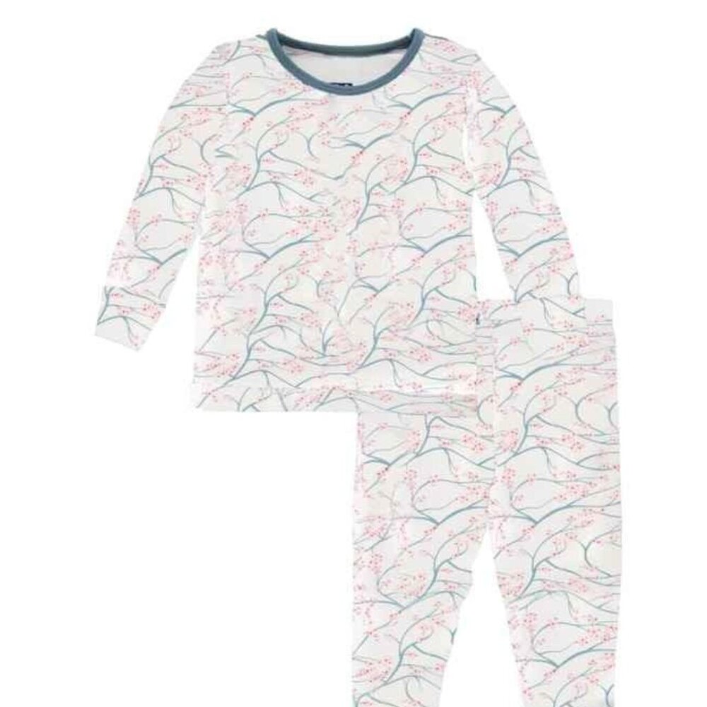 KicKee Pajama Set - Japanese Cherry Blossom